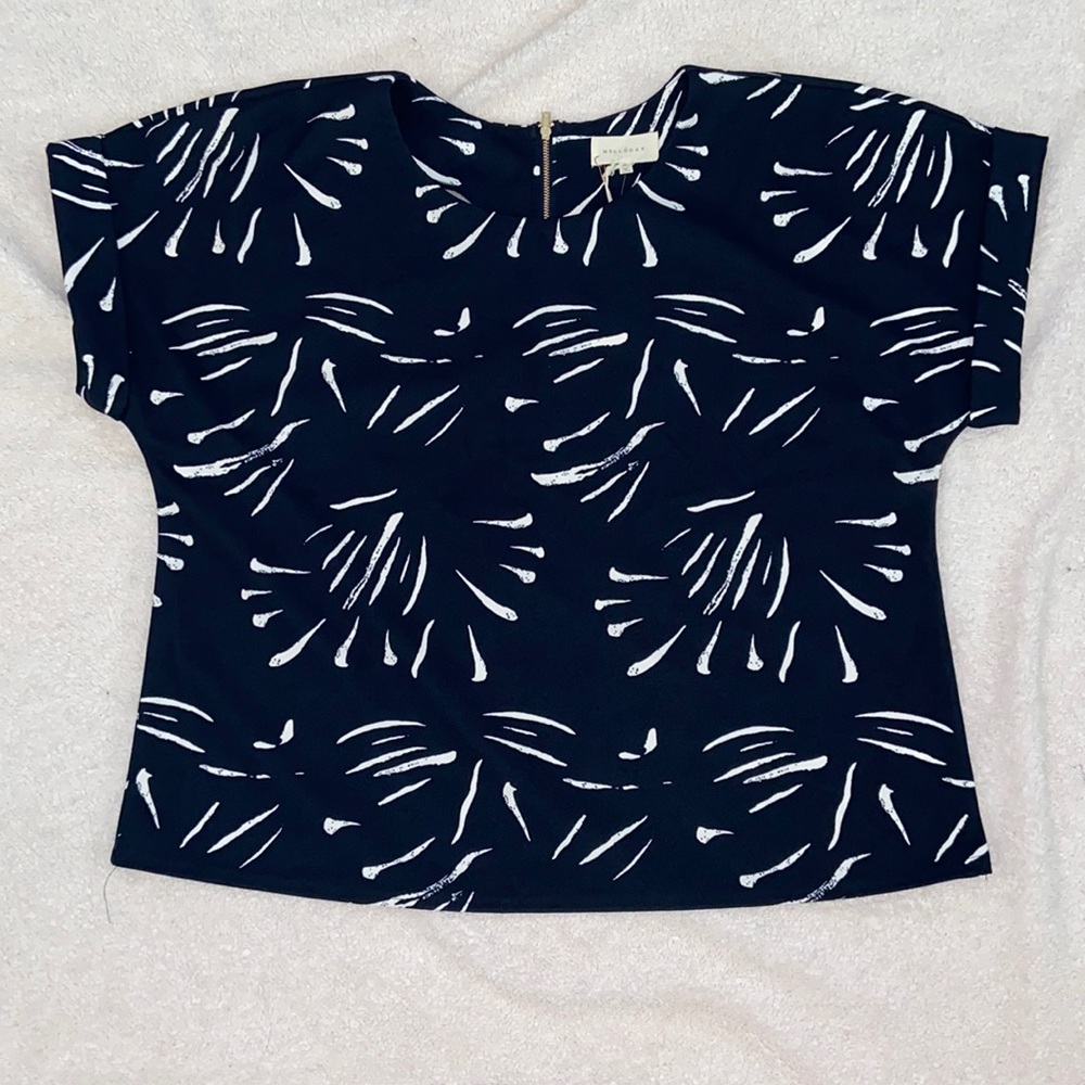 Navy blue blouse
